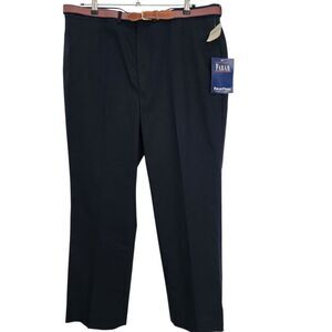 WM F. Farah Men's Navy Trouser Dress Pants VINTAGE with Belt Size 42x30